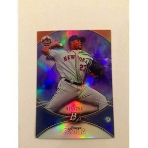 2016 Bowman Platinum Jeurys Familia Mets #17- [Base] - Purple #217/250 (020)